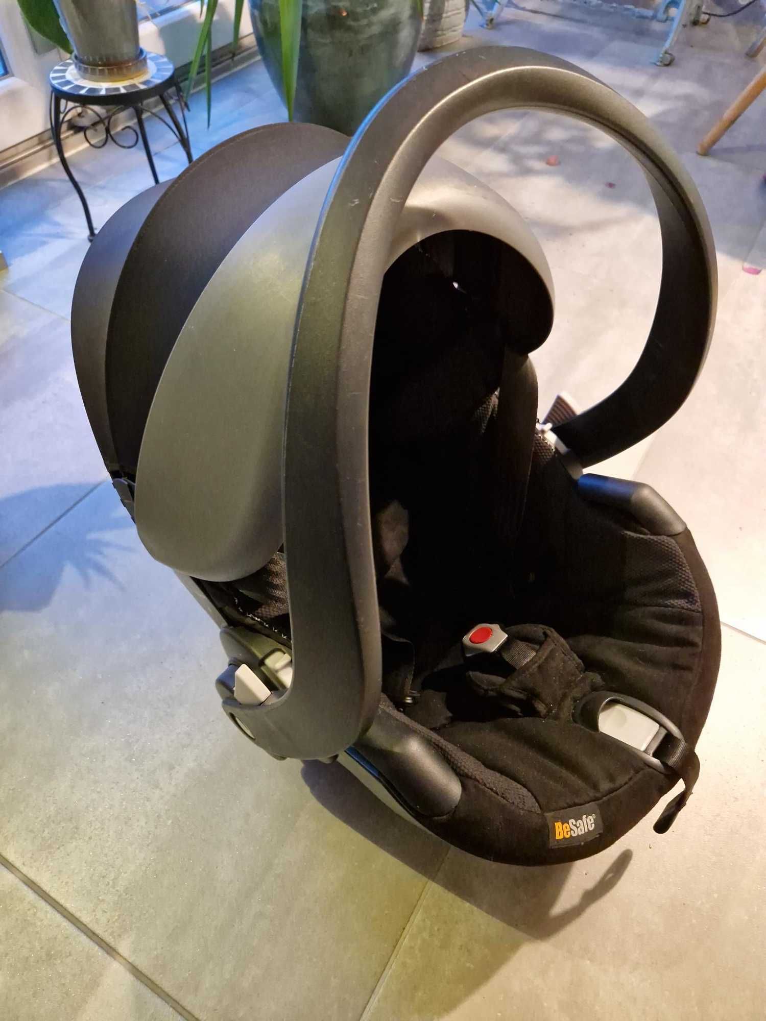 Fotelik nosidło samochodowe BeSafe iZi Go X1 + baza isofix + adaptery