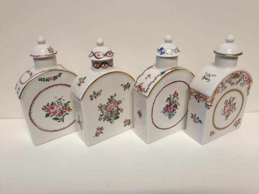 Lindos frascos de chá  reproduções porcelana da China Sec. XVIII
