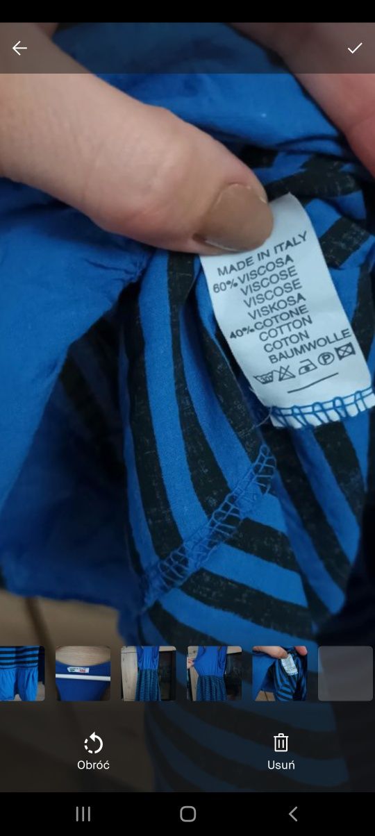 Włoska letnia sukienka