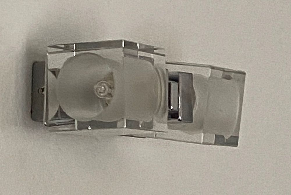 Candeeiro Tecto Sala Inóx e Aplique