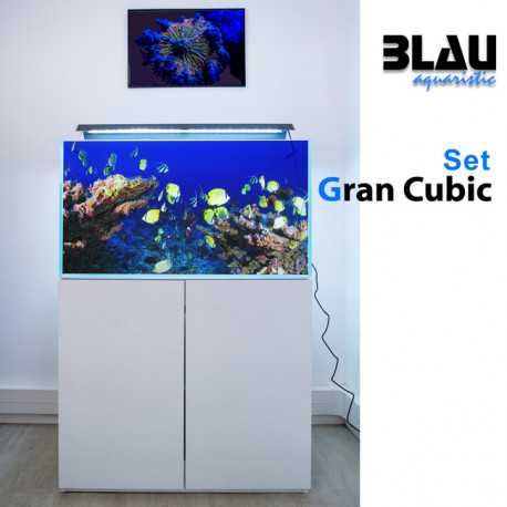 BLAU Marine Gran Cubic 230L Aquario Marinho NOVO com Móvel e Sump