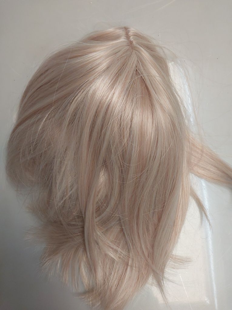 Nowa peruka bestung blond bob jak prawdziwe ludzkie włosy