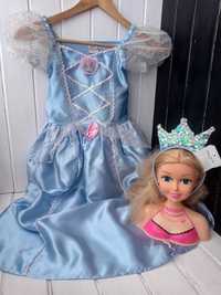 Карнавальний костюм принцеса Золушка Ельза Снігуронька