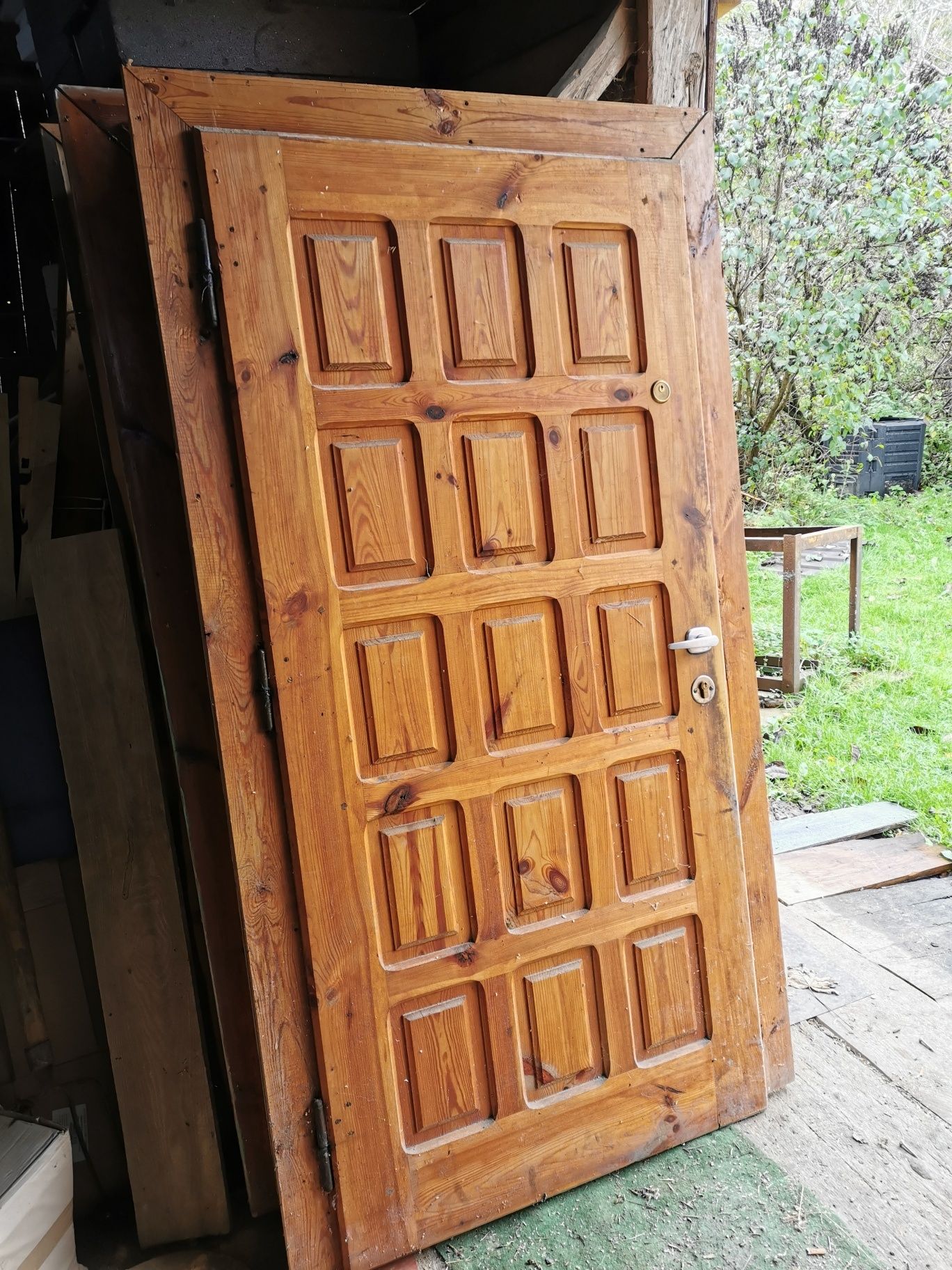 Drzwi wewnętrzne lite drewno 4 sztuki