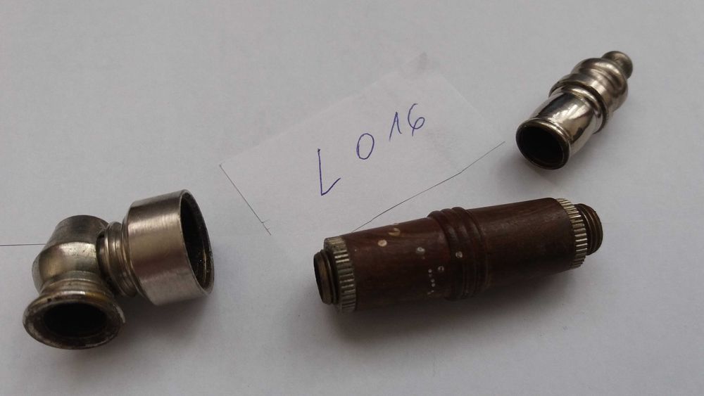 pp L016, stara fajka  metal drewno Starocie wyprzedaż vintage
