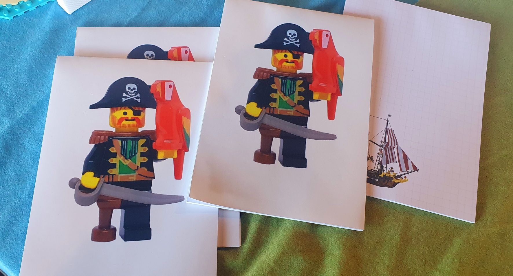 Lego redbeard barracuda 6285 kolorowy notes z nadrukiem