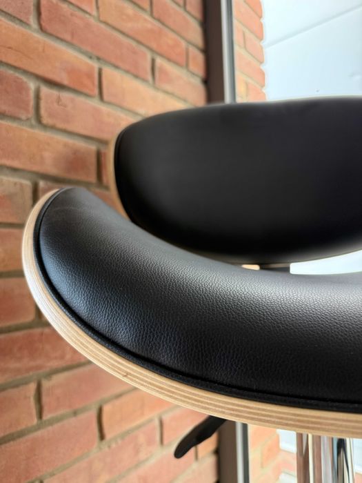 Hoker krzesło barowe czarne