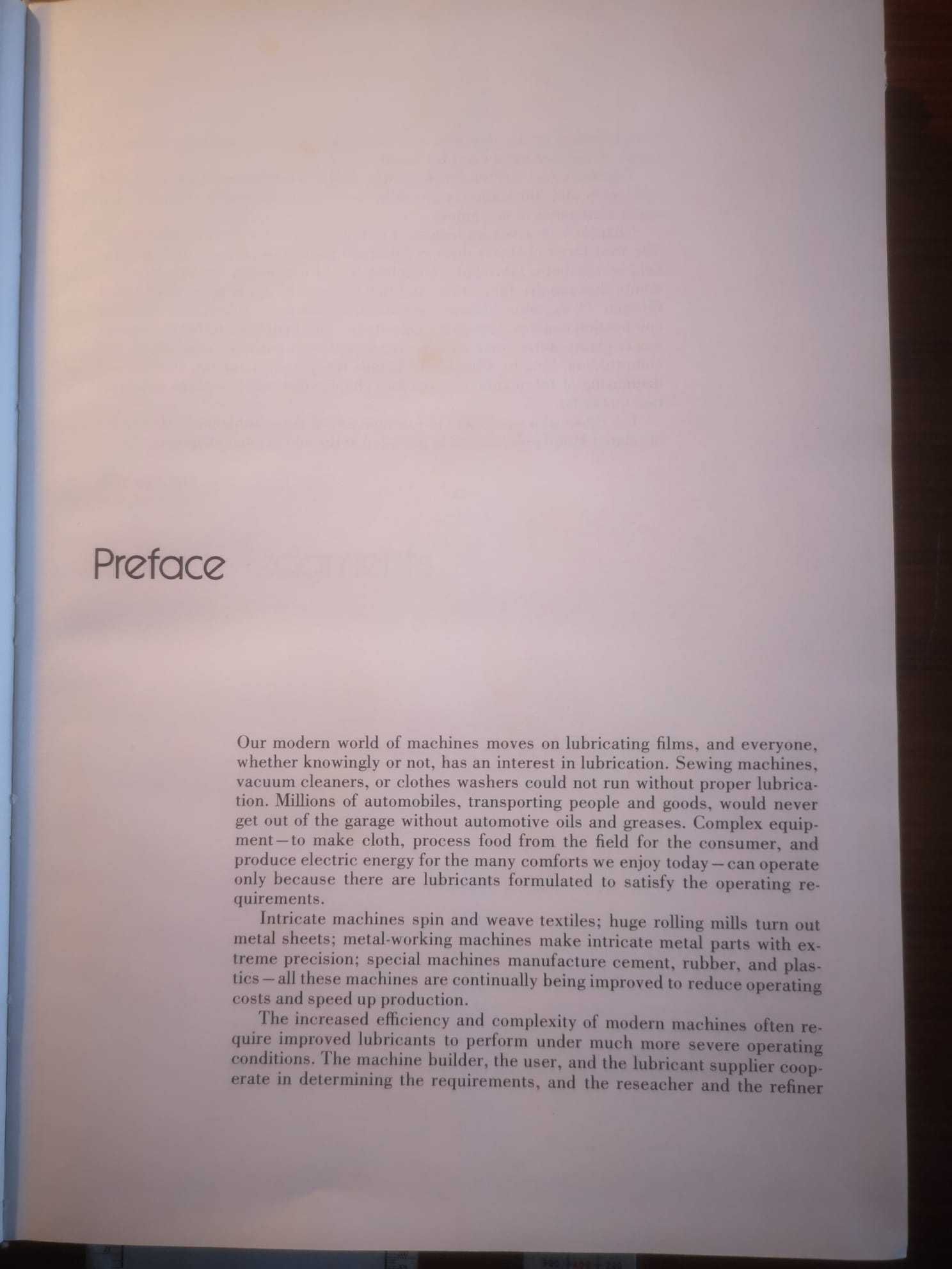 Livro técnico "Lubrication Fundamentals", edição 1980, J. George Wills