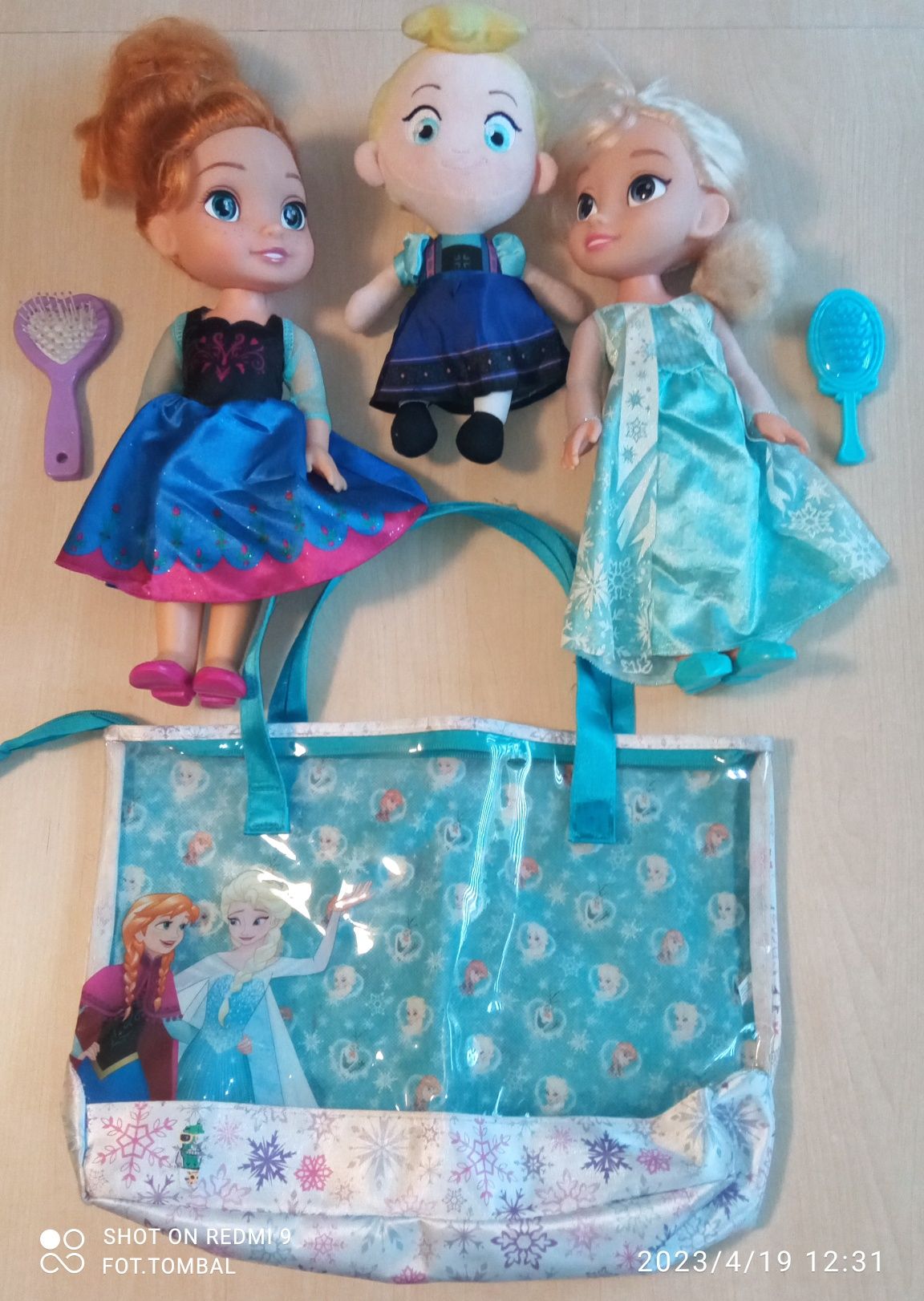 Lalki Frozen Elsa i Anna torebka Frozen Zestaw Frozen
