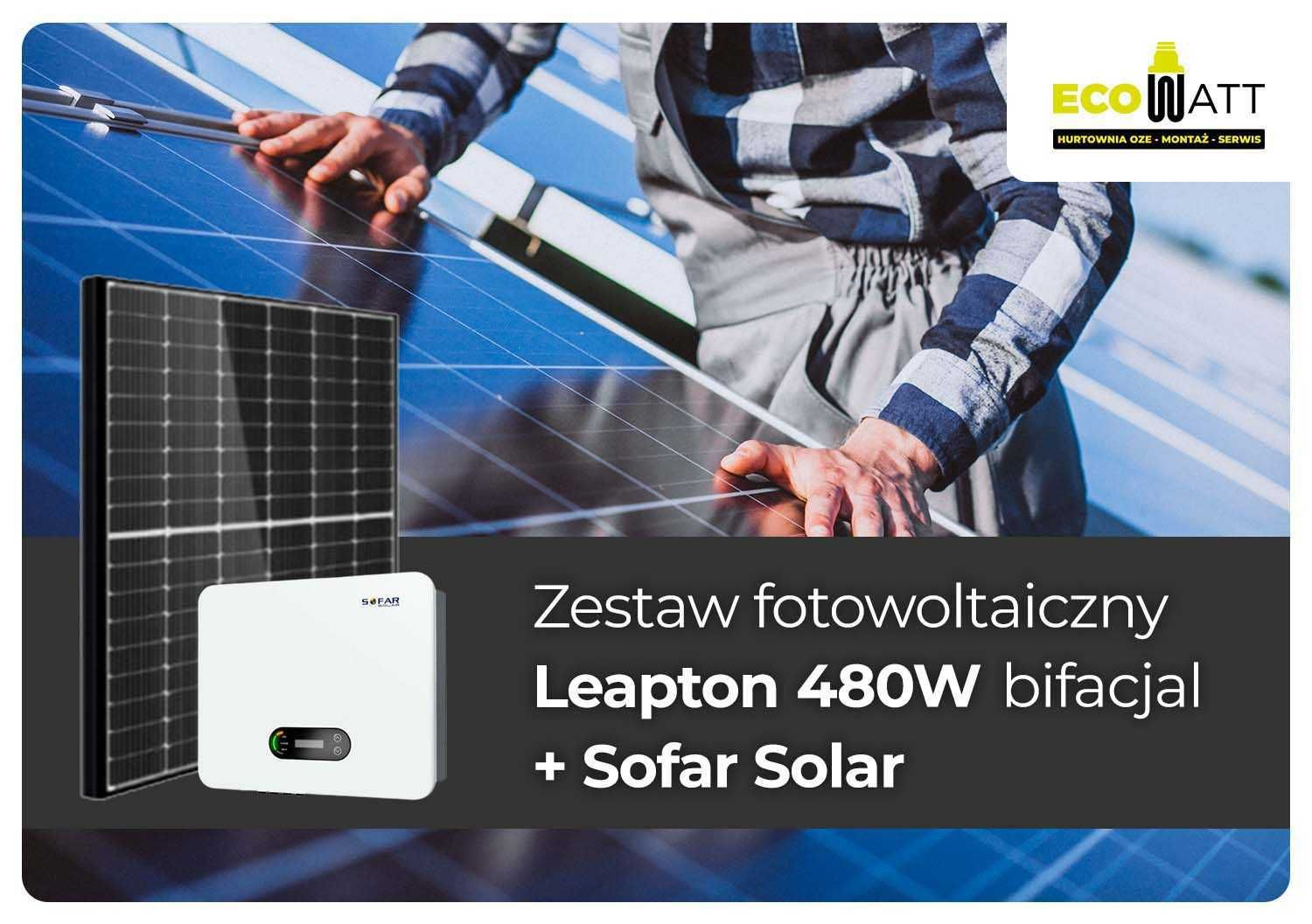 Fotowoltaika 11,04 kW panele fotowoltaiczne falownik inwerter (BRUTTO)