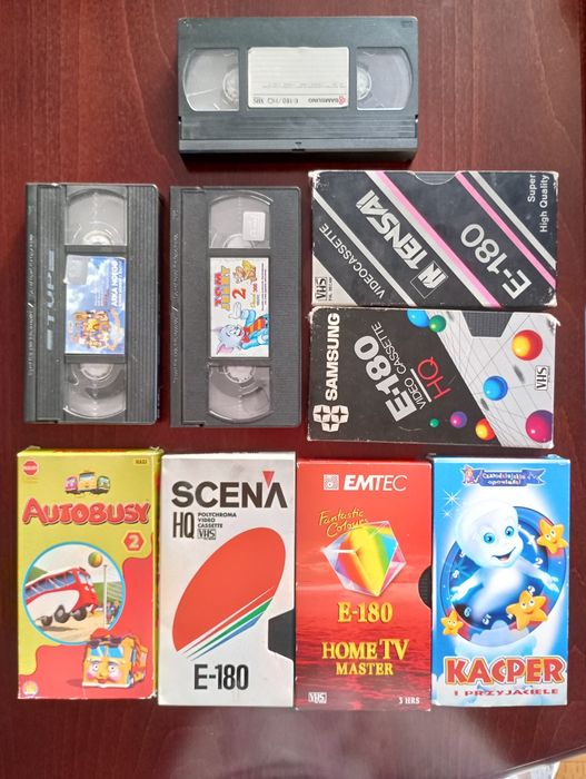 Kasety VHS - bajki i inne