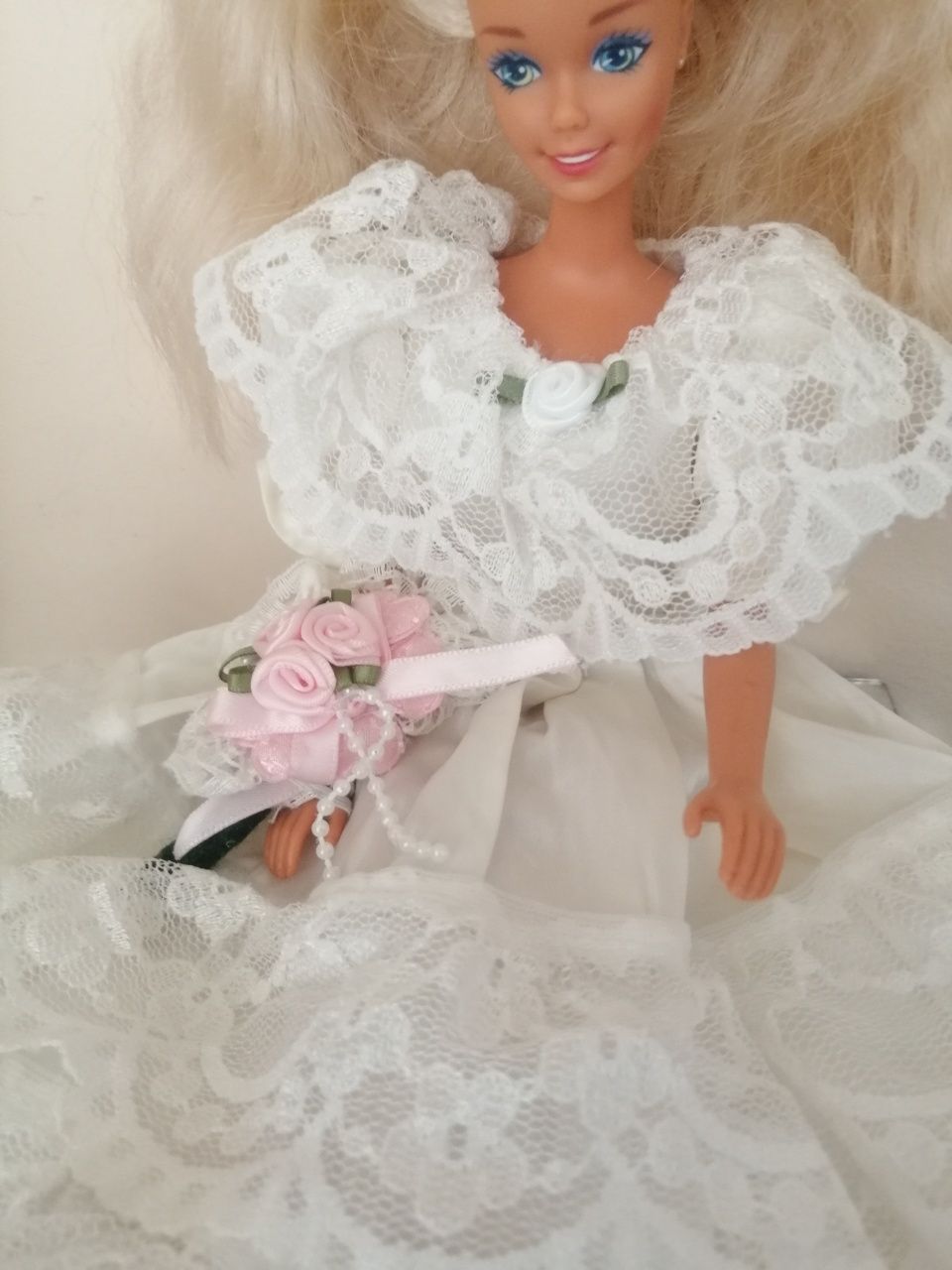 Lalka Barbie vintage 1976/1966 w sukni ślubnej