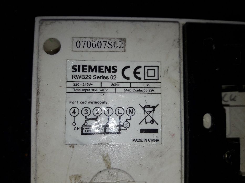 Termostat Sterownik Regulator Temperatury Siemens RWB29