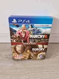 Gra (pakiet) Far Cry 4 (używana) / Far Cry Primal (nowa) - PS4 (PL)