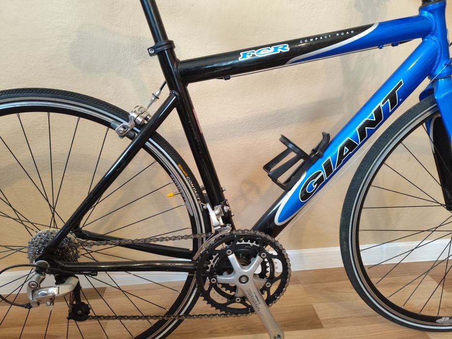 Rower szosowy Giant z prostą kierownicą rozmiar M Shimano Tiagra 3x9