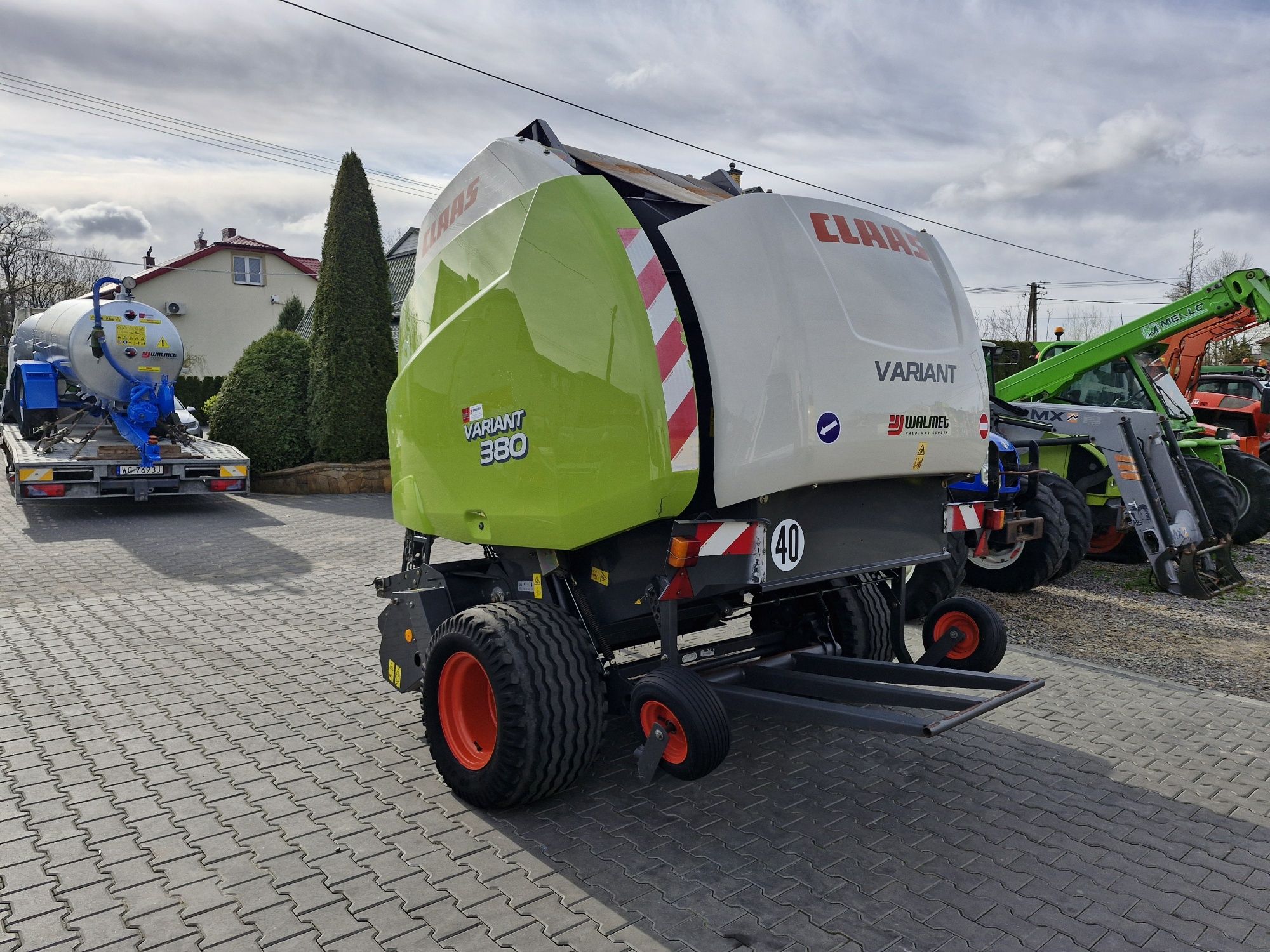 Prasa rolująca Claas Variant 380 Siatka Sznurek Rotor