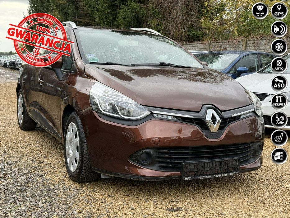 Renault Clio PDC*Grzane*Fotele*ISOFIX*Klima*Nawigacja*Grantour*Relingi*Niemcy*Opłac