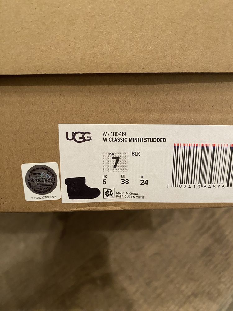 Чорні замшеві UGG mini