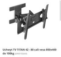 Telewizor Uchwyt TV TITAN 42 - 80 cali vesa 800x400 do 100kg