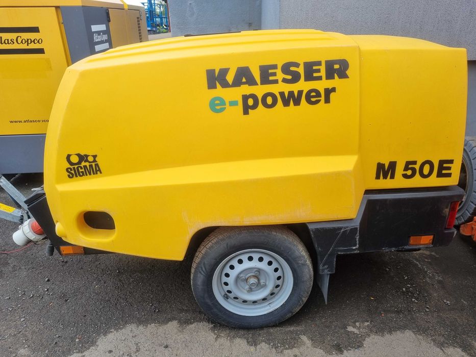 Kaeser M50E M46E 5m3/min 25kW elektryczny mobilny piaskowanie