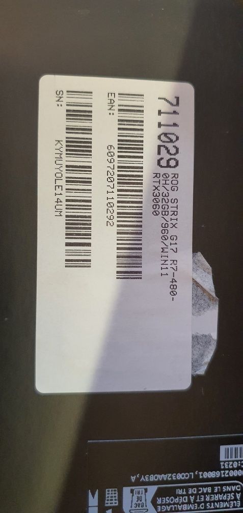Laptop Asus Rog Strix G17