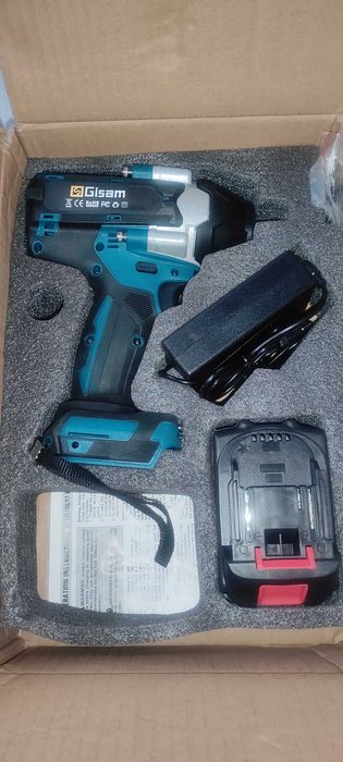 Klucz udarowy do kół akumulatorowy mocny NOWY komplet