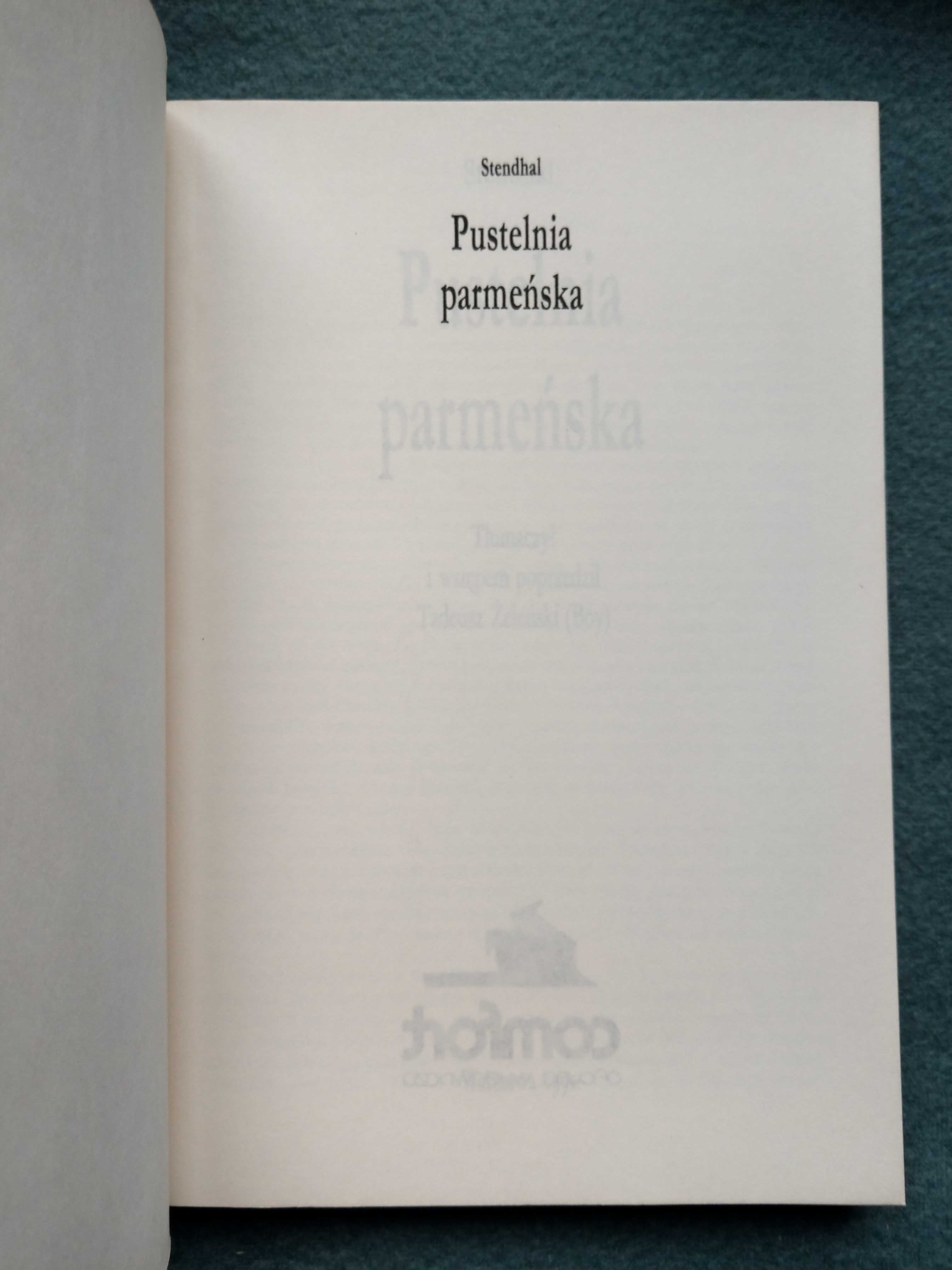 "Pustelnia parmeńska" Stendhal