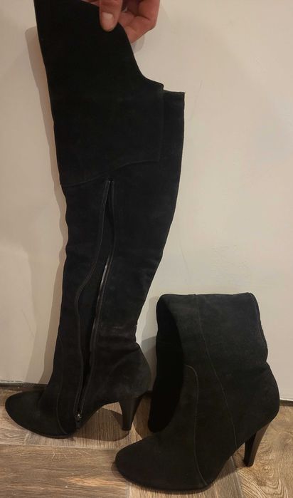 Kozaki dlugie botki za kolano