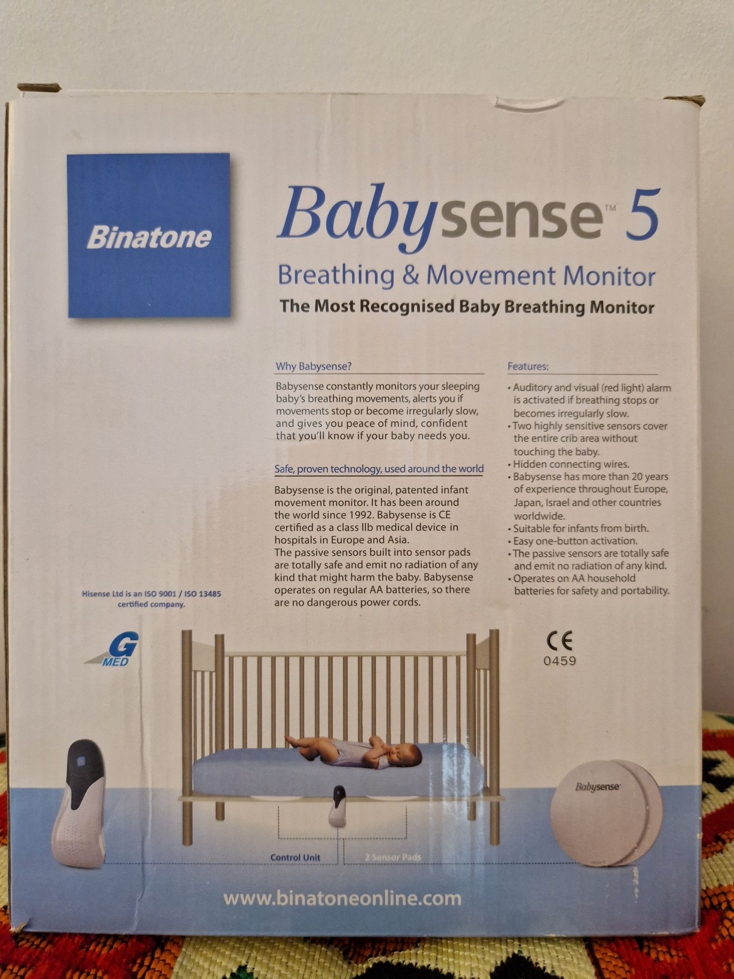 Monitor oddechu i snu, BabySense 5.