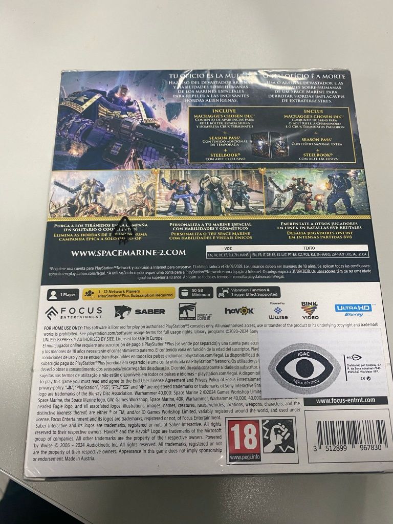 Warhammer 40 000 space marine 2 edição gold selada