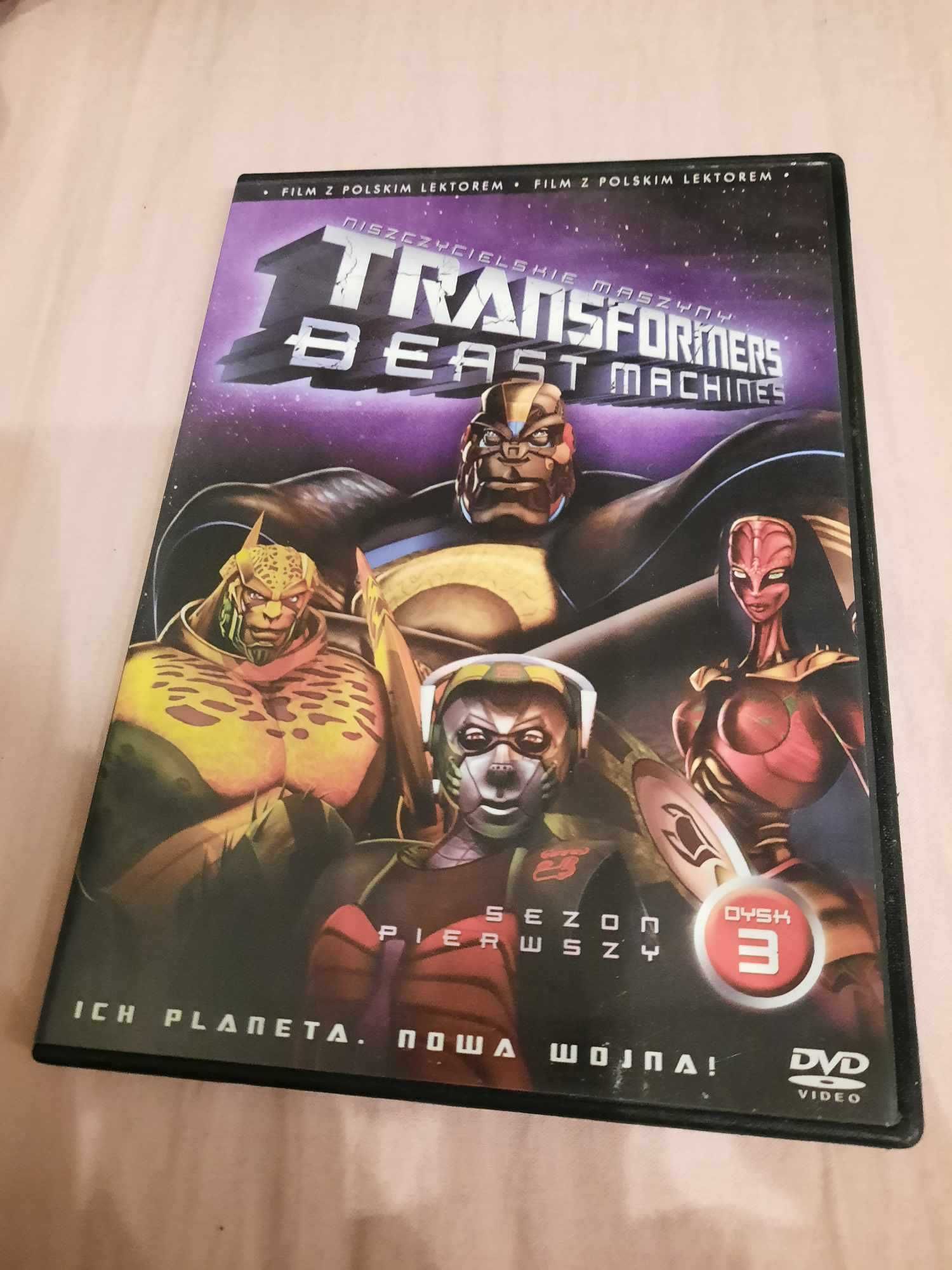 transformers beast machines dysk 3 płyta DVD sezon pierwszy