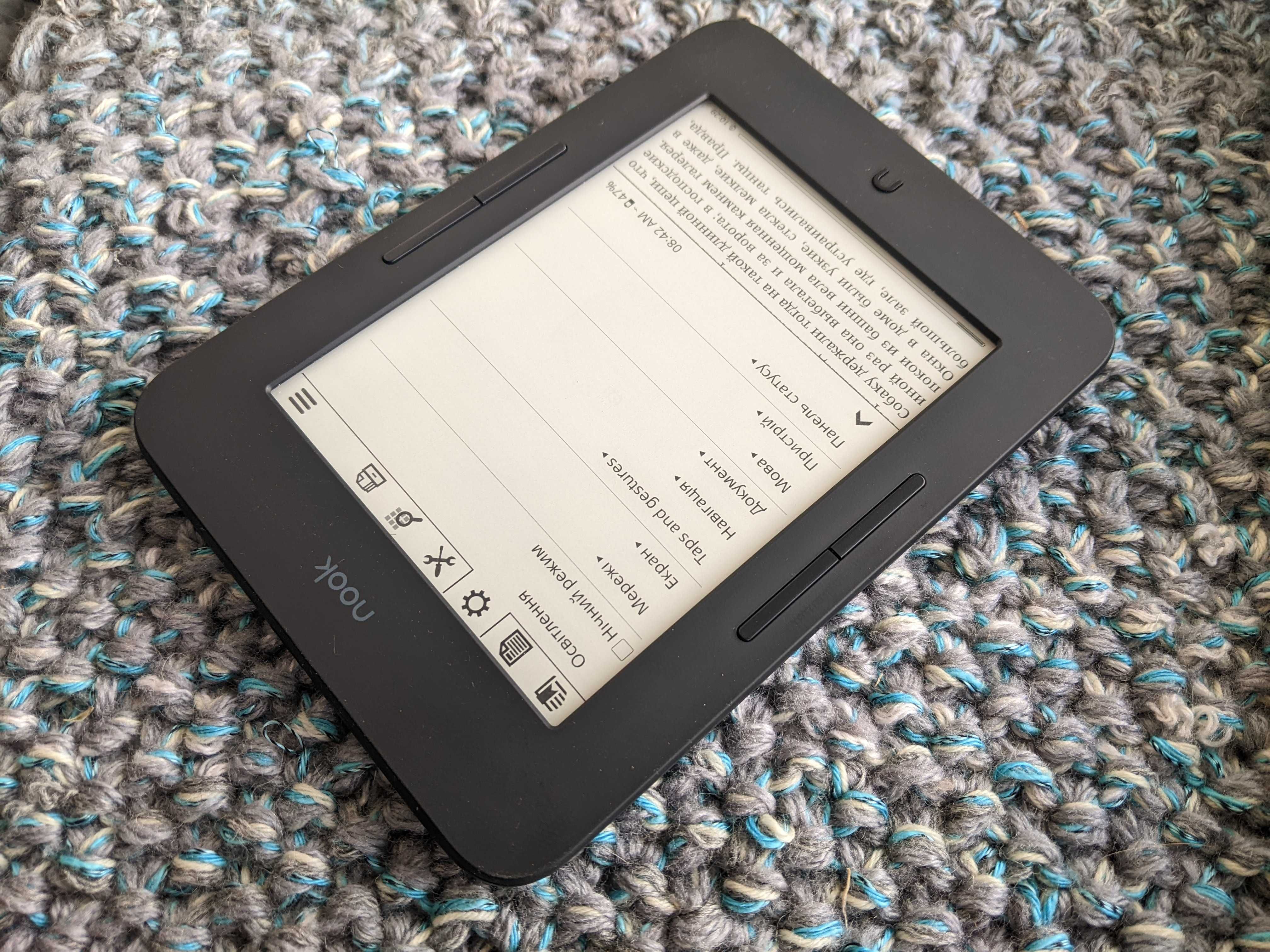 ТЕПЛА підсвітка всі формати Nook GlowLight 3 Електронна книга
