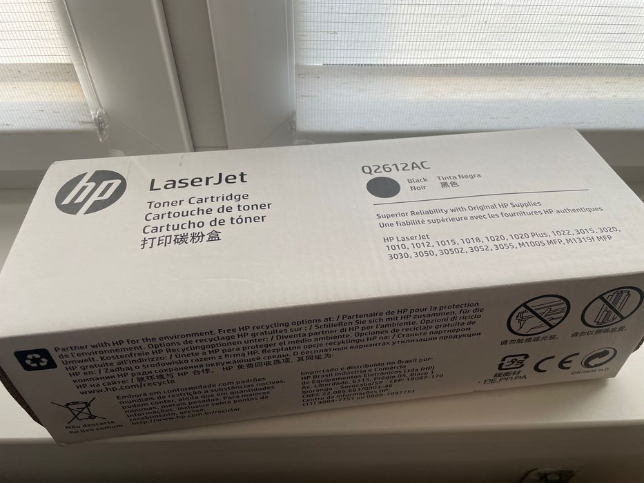 Nowy toner HP LaserJet Q2612AC oryginalnie zamknięty