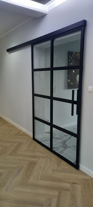 Drzwi loftowe, drzwi szklane, drzwi industrialne