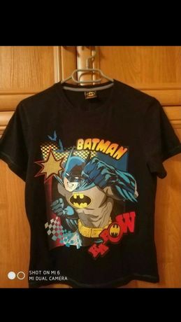 Koszulka młodzieżowa z krótkim rękawem Batman w super stanie 11/12 lat