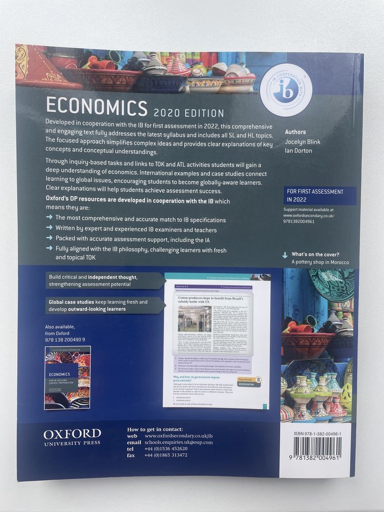 Economics HL IB 2020 edition OXFORD