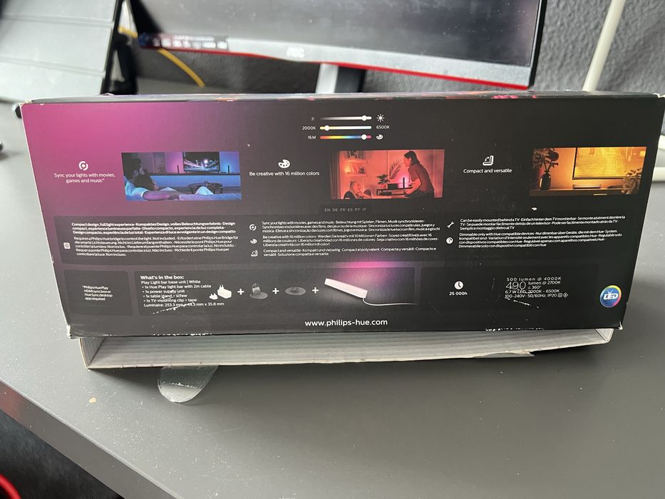 Luz ambiente Philips Tv ou PC