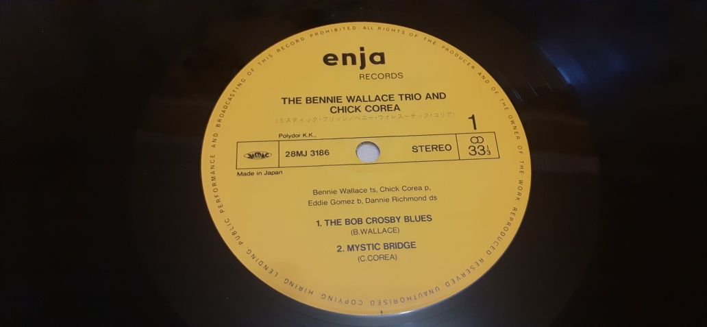 Пластинка The Bennie Wallace Trio  Chick Corea