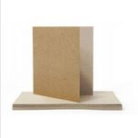 Karty do zaproszeń diy szary papier 14,5x29 cm 25 szt. Eko kraft