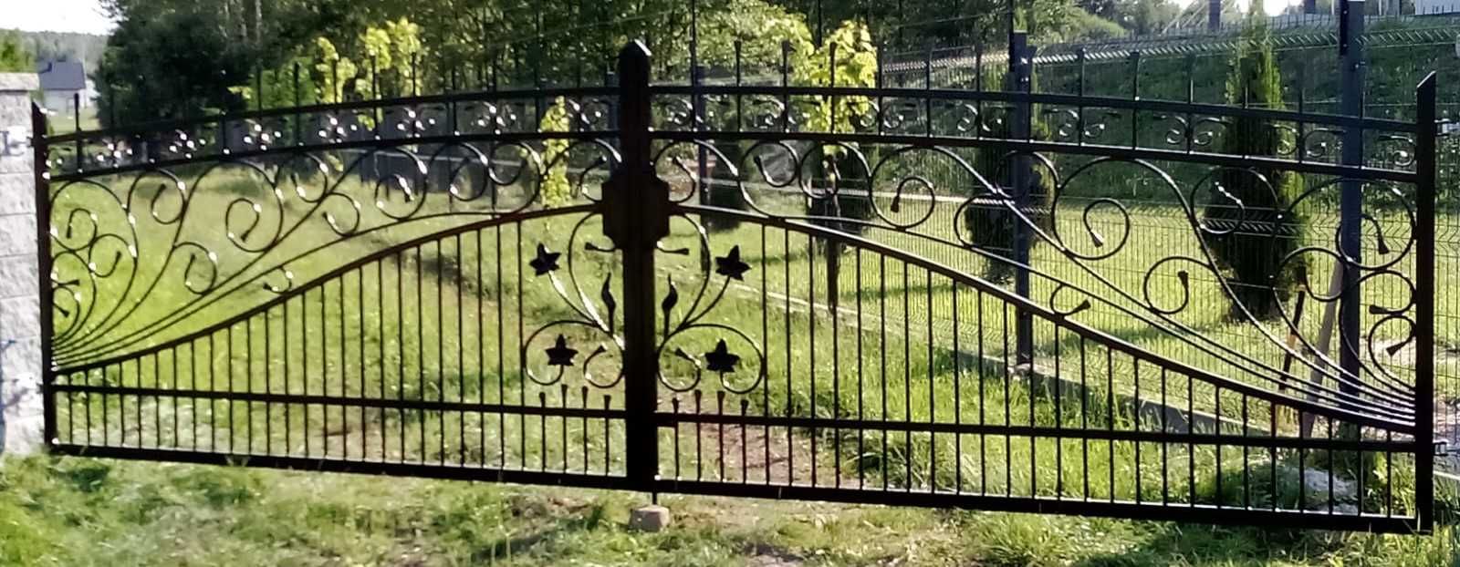 Bramy wjazdowe skrzydłowe brama zewnętrzna pod wymiar Wzór 21