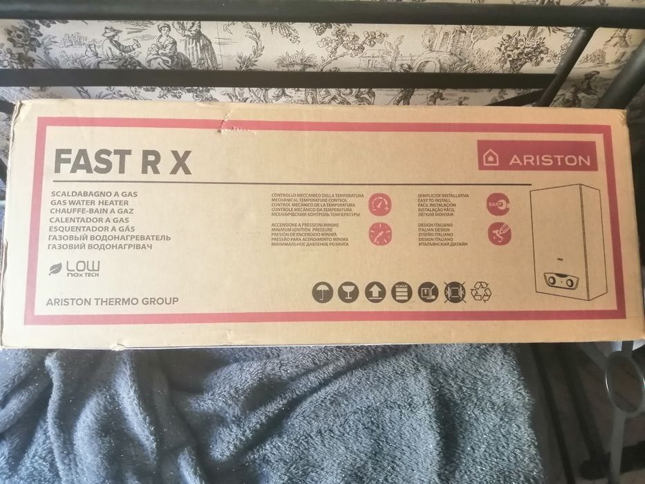 Esquentador a gaz natural novo