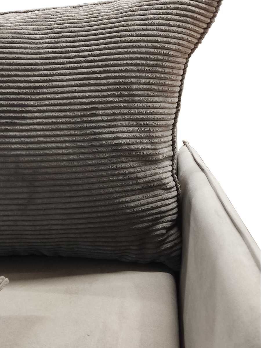 Narożnik Designerski Skandynawski 224×146 Rozkładany Sofa Bari RN12