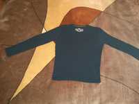Czarna bluzka pod żakiet, sweter M