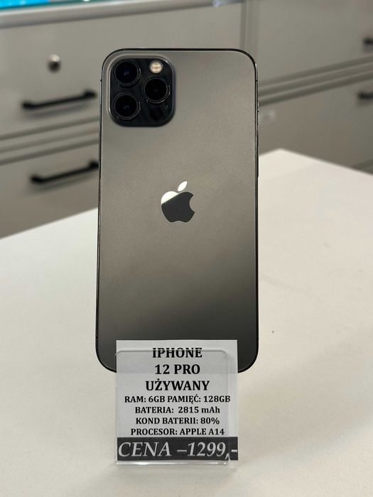 iPhone 12 Pro 128GB Bat 80% Topcase Vivo *Raty 0%*