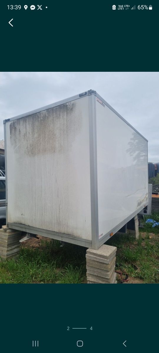 Kontener z windą zepro 4,20x2,20x2,20 z iveco daily