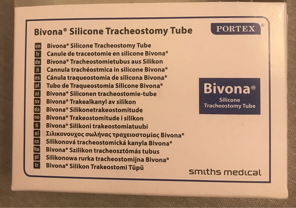 Rurka tracheostomijna PORTEX Bivona pediatryczna bez mankietu 5.0