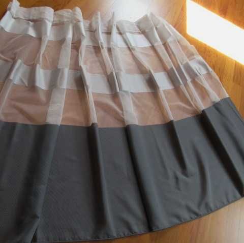 Oryginalna firana marszczona na taśmie szer.120 cm x dł.160
