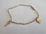 Pulseira ouro 14k Stº António