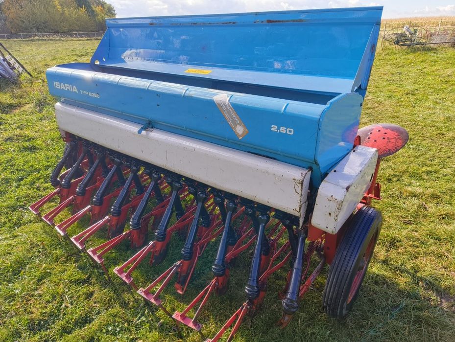 Siewnik zbożowy 2,5m Isaria Drobny wysiew z Niemiec, jak poznaniak