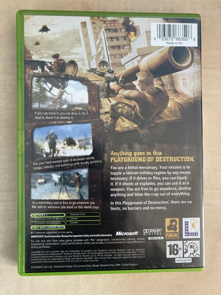 Mercenaries: Playground of Destruction XBOX